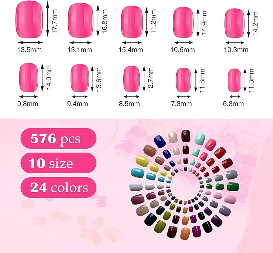576 piece nail kit